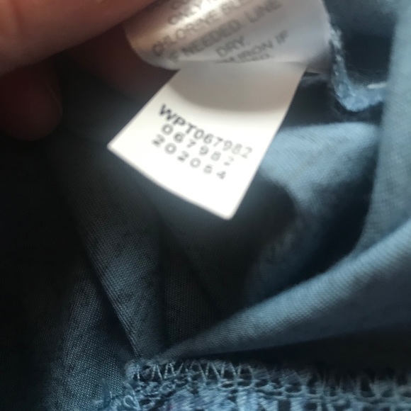 J. Jill Paisley Ankle Pants. Size 4 Petite - Picture 6 of 6